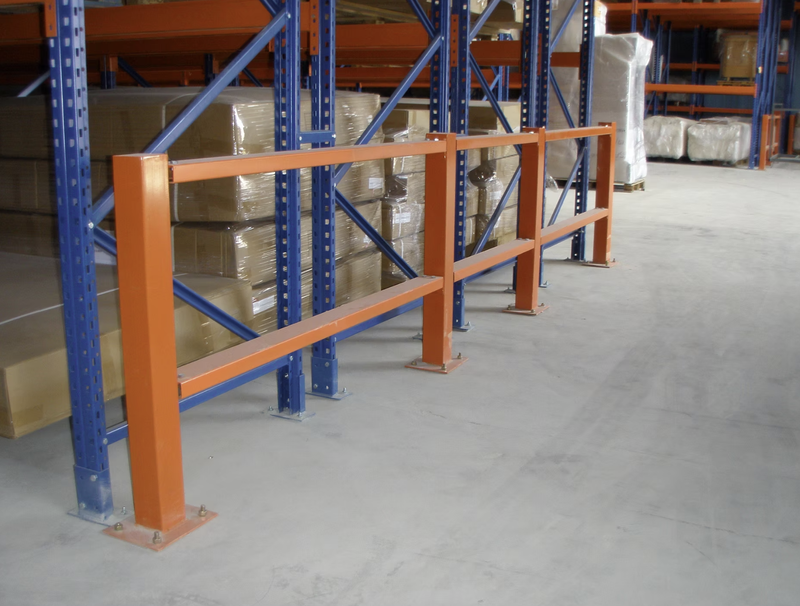Double deep pallet racking
