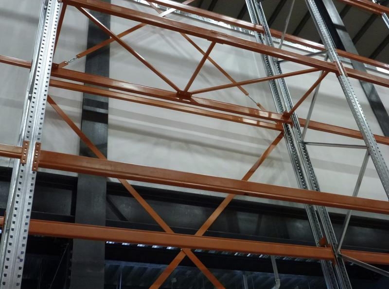Seismic pallet racks
