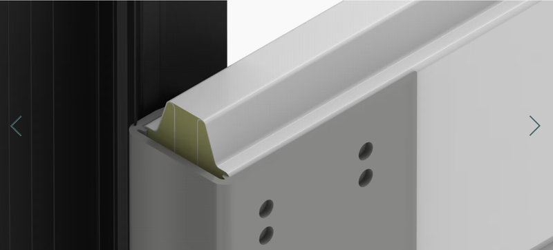 T80 ISO panel (80mm) - Thermally insulated