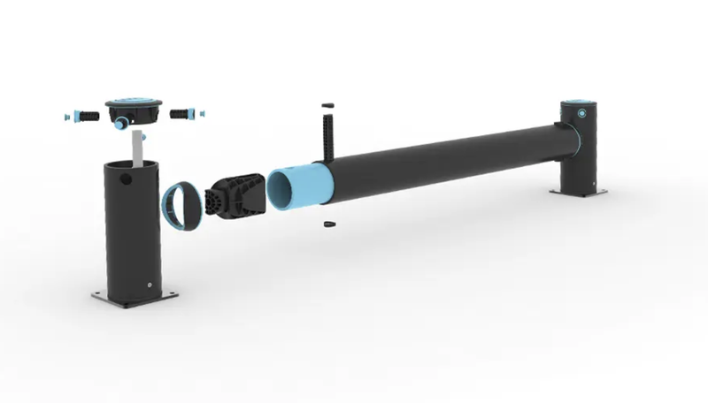 iFlex Single Traffic Barrier Cold Storage