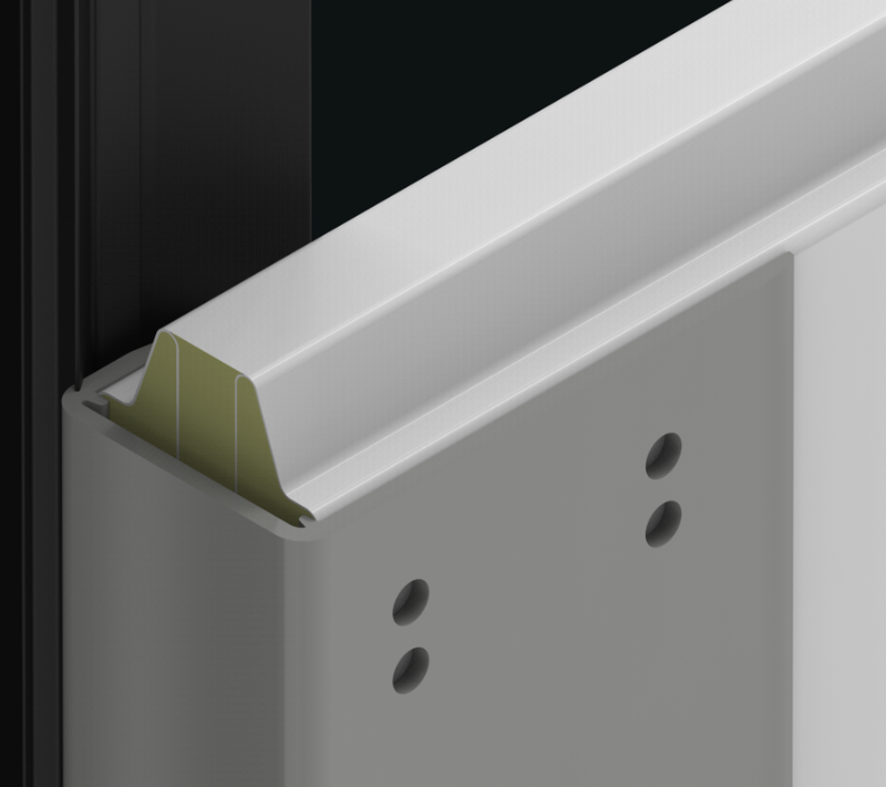 T40 ISO – Enhanced Insulation for 40 mm Industrial Sectional Doors