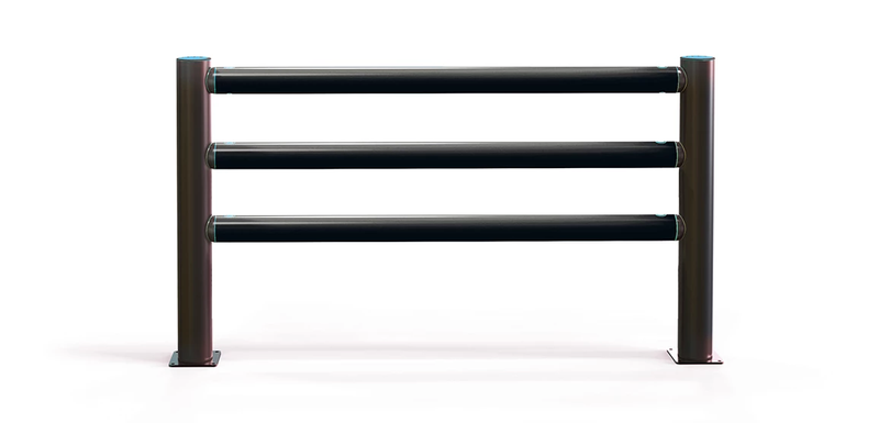 iFlex Pedestrian Barrier 3 Rail Cold Storage - view 4