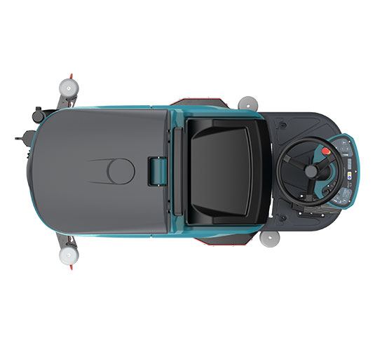 T681 Small Ride-On Floor Scrubber-Dryer - view 1