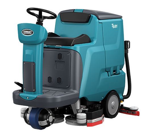 T681 Small Ride-On Floor Scrubber-Dryer - view 4