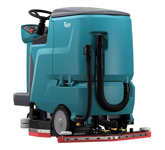 T681 Small Ride-On Floor Scrubber-Dryer - view 8